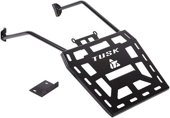 Tusk Ultra Heavy-Duty Utility Top Rack Luggage Carrier Tail Rack Large Platform Extra Supports Compatible with Yamaha TW200 1987-2026