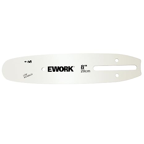 EWORK 8 Inch Pole Saw Guide Bar Replacement, 1pc 8'' Guide Bar for EWORK EK-TT2008G, EK-TT2008Y, EK-TT2008HH