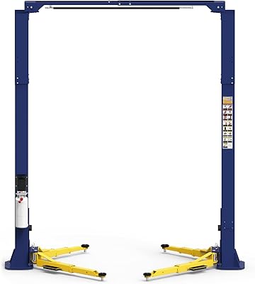 10000lbs Clear-Floor 2-Post Car Lift with Truck adapters, 110V, 60HZ