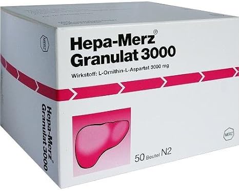 HEPA MERZ Granules 3000 Pack of 50 Granules PZN: 7620622