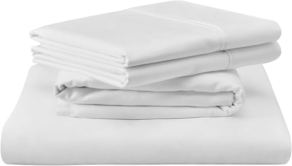 TEMPUR Luxe Egyptian Cotton Sheet Set White - Split King