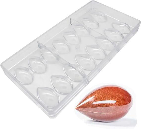 Chocolate Mould Olive Shaped Polycarbonate Chocolate Mold 3D Candy Mold