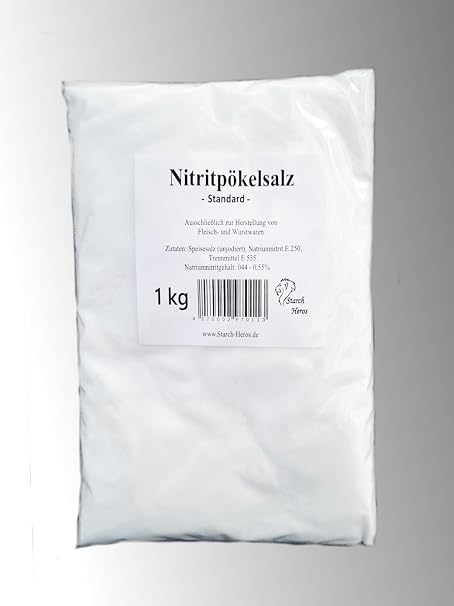 Standard Curing Salt 1 kg Special Taste Nitrite Curing Salt Ideal for All Cooking Smoked and Raw Cured Products