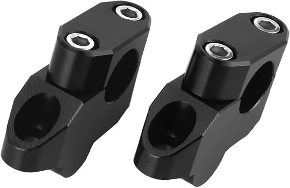 Motorcycle Handlebar Riser Adapter 22mm 7/8" Motorcycle Handlebar Risers Mounting Motocross Heightening Clamp Mount Pit Bike For For For
