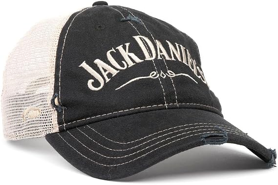 JACKDANIEL'S Distressed Vintage Trucker Cap
