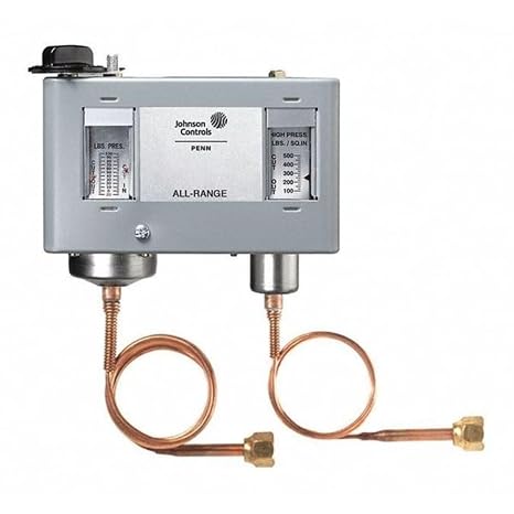Johnson Controls P70MA-18C Dual Pressure Control, SPST