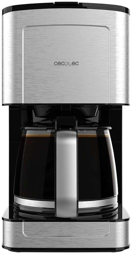 Cecotec Coffee machines for drip coffee Coffee 56 Heat. Power 800W, capacity 1.3L for 12 cups, stainless steel finish, drip-free spout, permanent filter or paper filter, automatic shutdown.