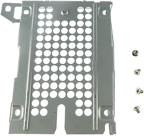 1.6TB HDD Caddy for PS3 Slim (CECH-2001B, CECH-2501B, CECH-3001B) - Black Aluminum 2.5-inch SATA Internal Hard Drive Mounting Bracket