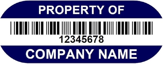 Asset ID Labels - Asset Tags Custom (900)