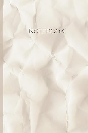 Notebook: Modern Textured Blank Lined Notebook- 120pg