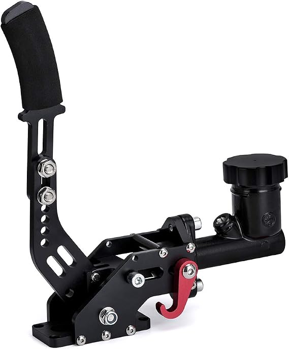 Racing Hydraulic Drift Handbrake Gear Lever W/Oil Tank Hydro E-Brake Rally 3/4 0.75Bar 3/8-24 Parking Adjustable Brake Black