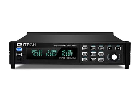 ITECH Programmable AC Power Supply 300V/6A/600VA Lab AC Power Source IT-M7722L