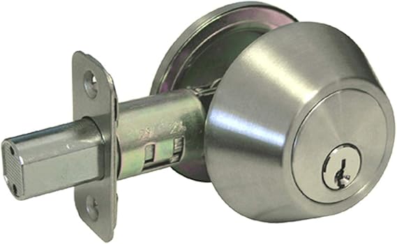 10 PC Satin Nickel Entry Entrance Lock Single Cylinder Deadbolt Keyed Alike 101DC