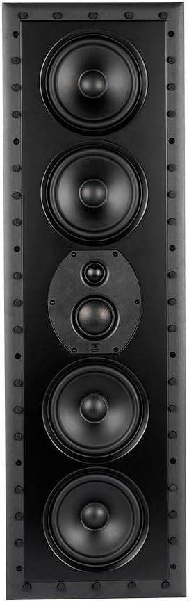Monolith THX-465IW THX Certified Ultra 3-Way In-Wall Speaker with 37Hz-20kHz Frequency Response, Easy Installation for Home Theater Black