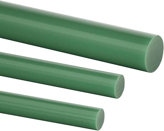 Green Fiberglass Epoxy Rod 1m High Strength Durable Rigid Versatile Mechanical Structural Prototype Tool Material for Engineering Industrial Craft,25mm