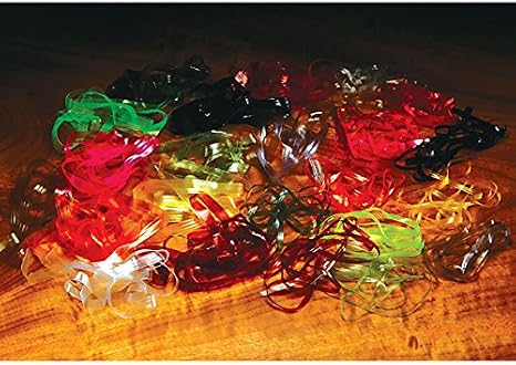 Hareline Fly Tying Scud Back Stretch Vinyl Material for Scuds, Nymphs, Shrimp & Saltwater Fly Patterns