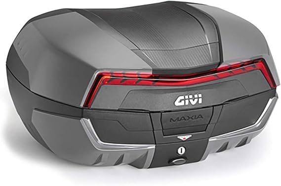 GIVI Maxia 5 58 Liter Top Case (Graphite w/Red Reflective)