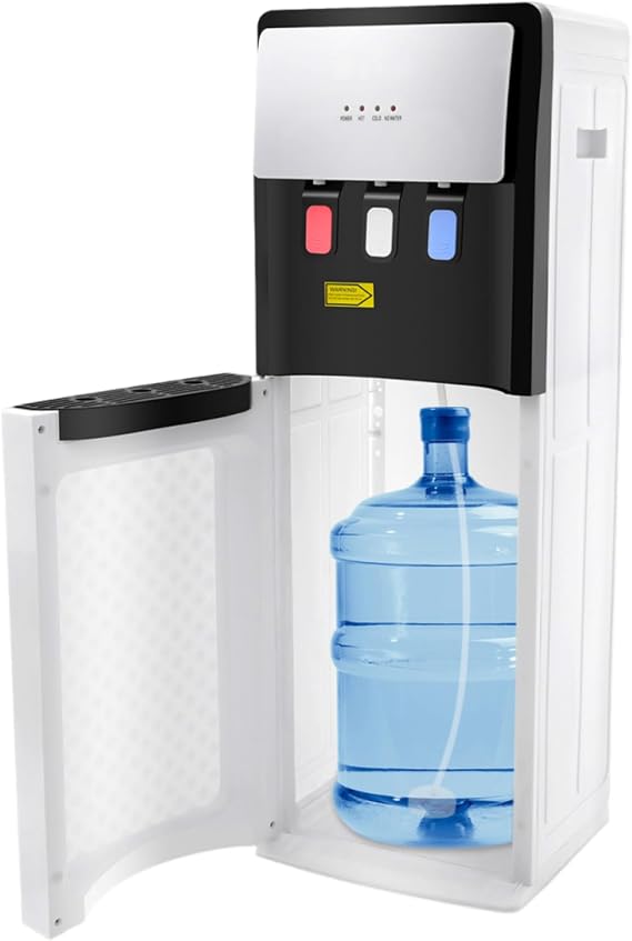 Bottom Loading Water Dispenser for 5 Gallon Bottle, 3 Temperature Settings
