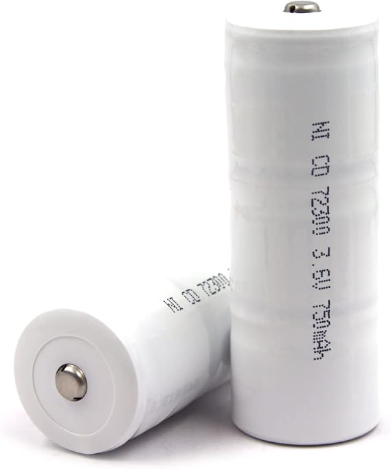 (2-Pack) 3.6V Ni-Cd Battery for Lombart 72300L, Welch Allyn 71000-A