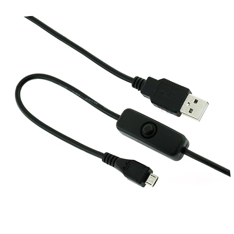 Micro USB Charging Cable with Click Button Support Durable Insulated for Power Supply and More