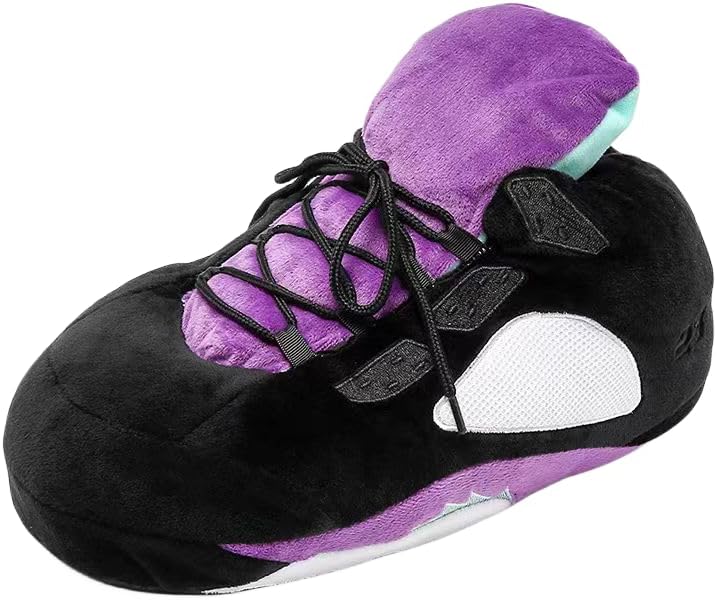 Sneaker Slippers for Men, Women,Cozy Warm Fuzzy Fluffy House Shoes