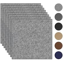 20Pcs Carpet Tiles Peel and Stick 12x 12 Non-Slip Self Adhesive Squares Carpet Floor Tile Reusable Waterproof Carpet for Living Room Bedroom
