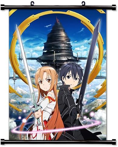 Sword Art Online Anime Fabric Wall Scroll Poster (32x45) Inches. [WP]-Swort Art -20 (L)