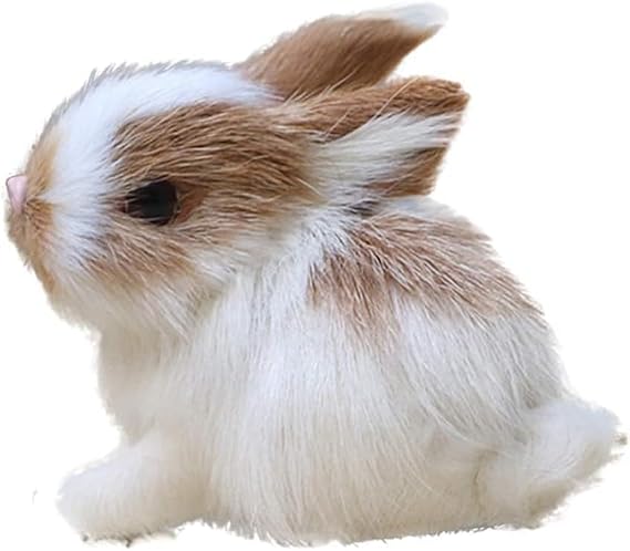 Mini Cute Plush Rabbit, Stuffed Animal Figurines, Home Party Decors Model Gift Miniatures Decorations