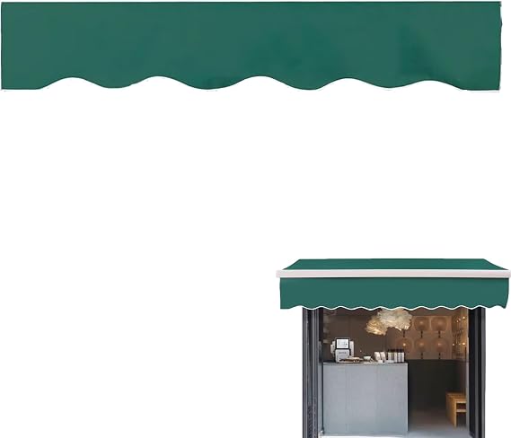 Awning Valance Replacement, Heavy Duty Waterproof UV Resistant Fabric Strip