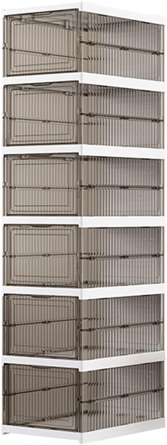 Foldable Shoe Storage Organiser Transparent Space Saving(B)