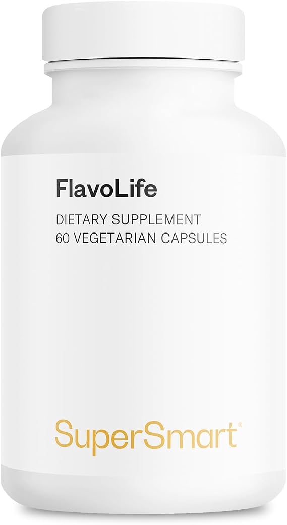 Supersmart FlavoLife (Flavonoid Complex Supplement) - with Luteolin, Myricetin, Fisetin, Rutin, Quercetin, EGCG, Apigenin, Hesperidin | Non-GMO & Gluten Free - 60 Vegetarian Capsules