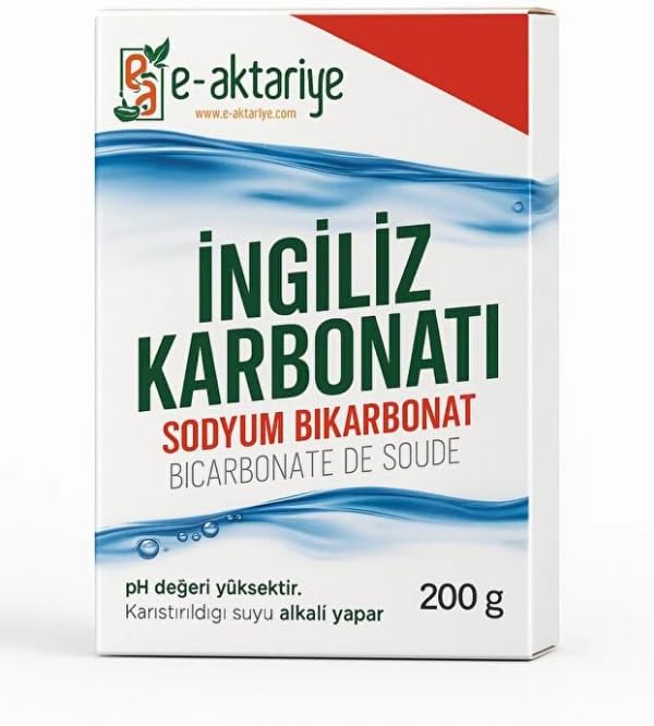 ea e-aktariye İngiliz Karbonatı Sodyum Bikarbonat 200 gr