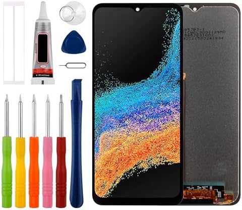 [New] Duotipa LCD Display Screen Digitizer Assembly Replacement for Galaxy Xcover 6 Pro SM-G736U G736U1 G736U 6.6 with Technical Repair Tools Kit-Black.