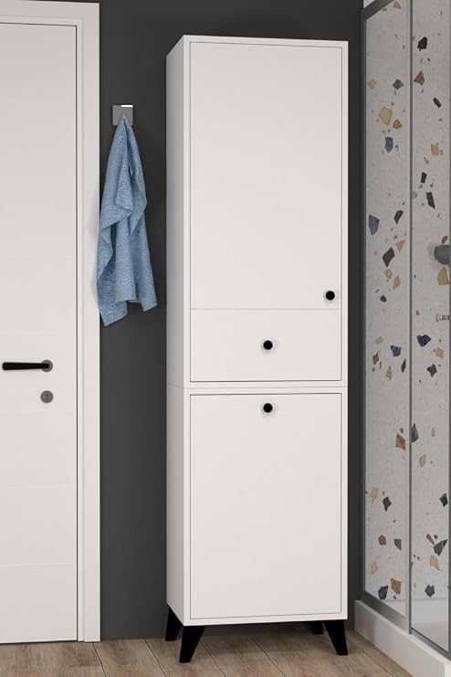 Umay Sepetli Modern Banyo Dolabı