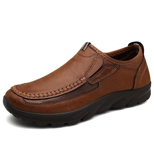 Cheval Men Casual Slip On Loafers, Mens Comfortable Moccasin Shoes for Walking and Driving, Soft Daily Sneaker, Mocasines para Hombre