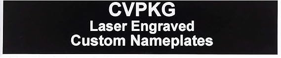 Nameplate for Pelican 1550 Case (Black)