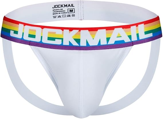 JOCKMAIL Jock Straps for Men Breathable Men's Jockstraps Sexy Athletic Supporter Underwear for Gym and Party