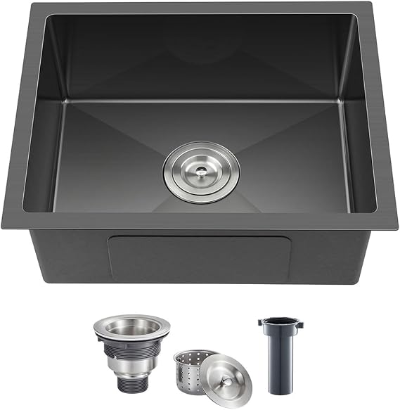 24x18 Inch Undermount Kitchen Sink 18 Gauge 304 Stainless Steel