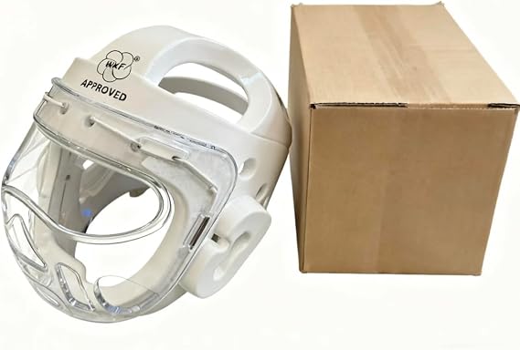 Approved White Karate Head Guard