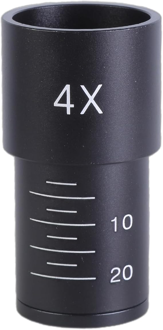Microscope Accessory Wide Angles Ocular Lens Optical Eyepiece Ocular/Barlow 23.2mm Mounting Port Clear Observation Eyepiece