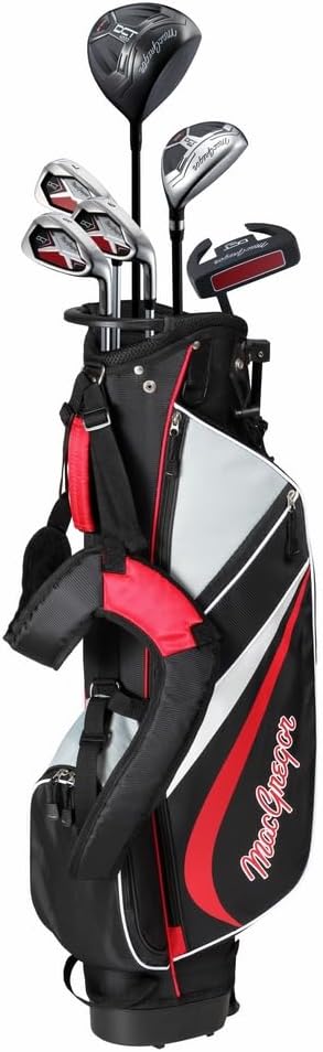 MacGregor Golf DCT4000 Golf Clubs Set with Bag, Mens Right Hand (6 Clubs / 9 Pieces)