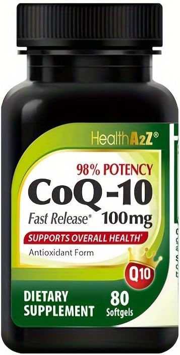 CoQ-10 Fast Release, 100mg, 80 softgels
