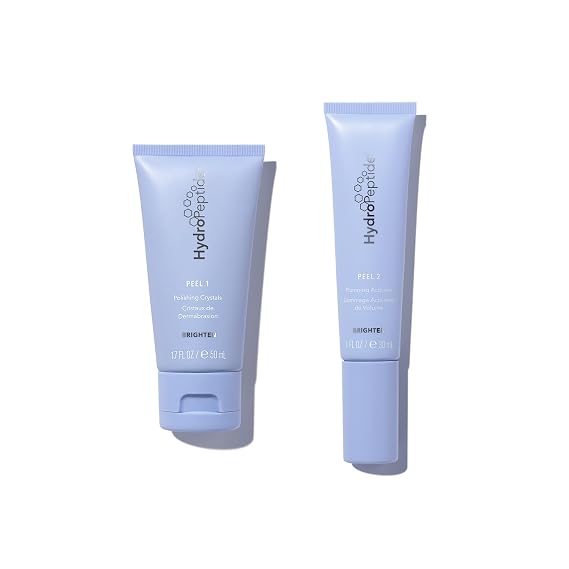 HydroPeptide Polish & Plump Two-Step Face Peel, Microdermabrasion, 1 Set