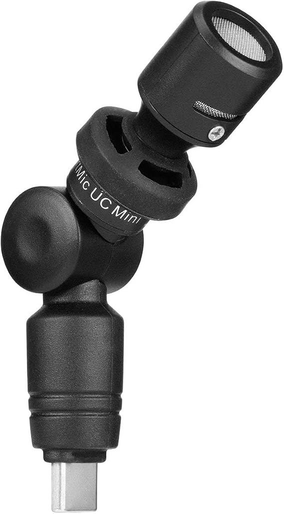 Saramonic SmartMic UC Mini Android Microphone, Type-C Terminal Microphone, Omnidirectional, 180° Rotation, Vibration Proof, 0.3 oz (9 g), Ultra Lightweight, Portable, Android Devices: Smartphones,