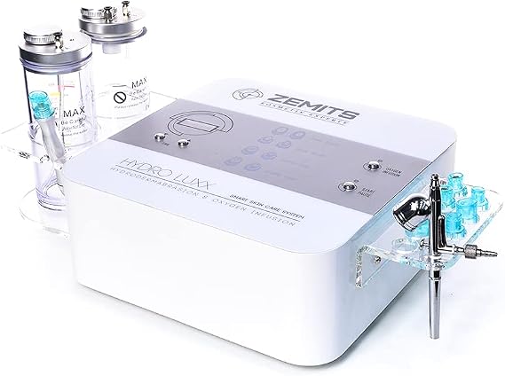 Zemits Hydroluxx | Hydrodermabrasion Facial Machine Aqua Peeling Skin Device, Water Micro Dermabrasion Face Tool | | Professional Spa Equipment | for Estheticians