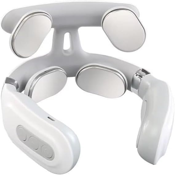Intelligent Neck Device Relaxes Neck Tension and Stiffness, Portable Cordless 4d Neck Massager
