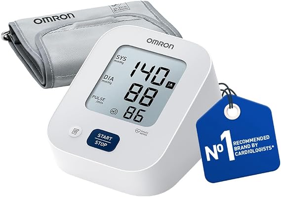 OMRON X2 Essential, Clinically Validated Upper Arm Blood Pressure Monitor | Blood Pressure Machine for Irregular Heartbeat Detection for Home Use, Universal Soft ML Cuff (22-32 cm)
