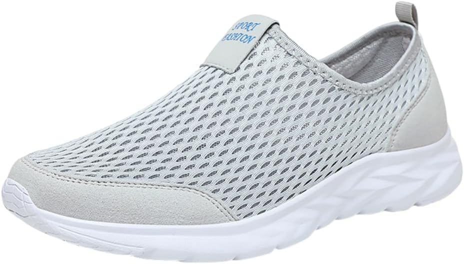 Lightweight Breathable Slip-On Sneakers for Men - Perfect for Walking, Driving, and Outdoor Activities