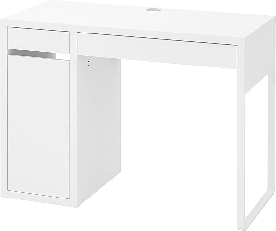 MICKE desk (White, 105x50 cm)