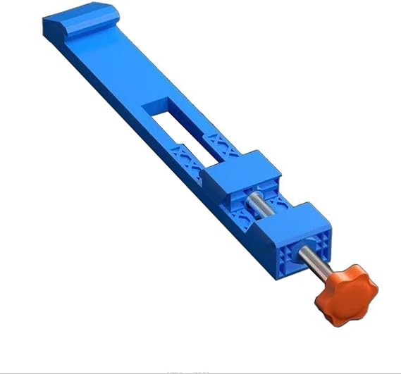 Circular Saw Guide Rail,Adjustable Cutting Machine Base Guide for 4-6 Inch Base for Woodcutting,Electric Circular Saw Milling Positioning Clamp for Wood Tile Precision Cutting Tasks(Blue)